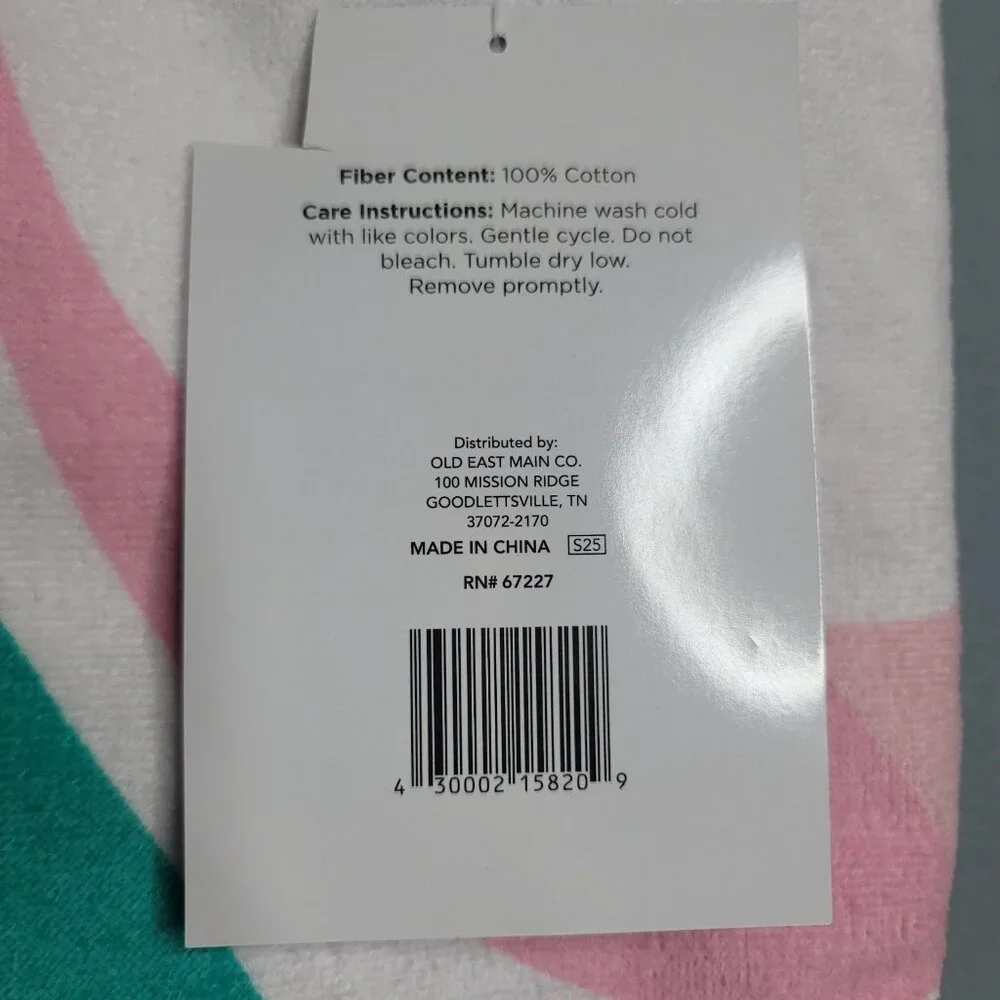 Unicorn Beach Towel Swim Pool  28 x 58 Inches New w Tags